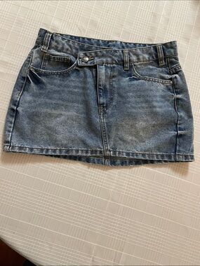 Classic Blue Denim Mini Skirt